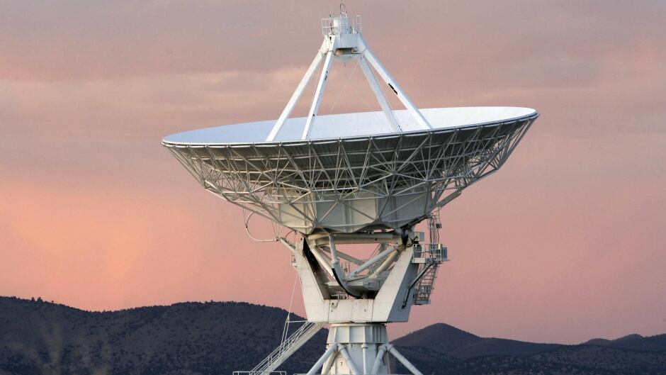 Radio telescopes like this one at the Very Large Array in New Mexico allows astronomers to create images of natural cosmic phenomena.