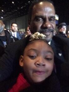 Alvin Love with granddaughter