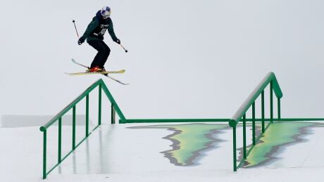 ASPEN, USA - JANUARY 24: (FRANCE OUT) Dara Howell of Canada takes 3rd place during the Winter X Games Men's and Women's Ski Slopestyle on January 24, 2015 in Aspen, USA. (Photo by Nathan Bilow/Agence Zoom/Getty Images) 83484220