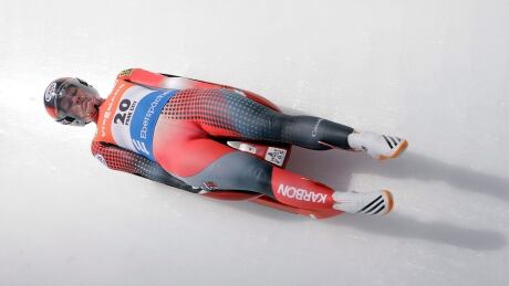 Canada's Alex Gough, shown in this December 2016 file photo, whipped to a 13th-place finish in Latvia on Saturday. World Cup Luge