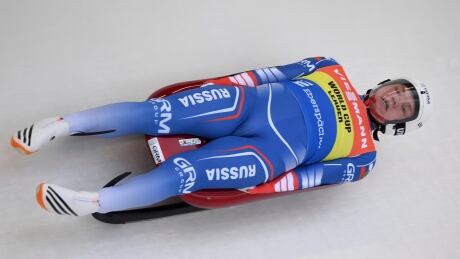 Russia's Roman Repilov, shown on is way to a second-place finish in the men's race on Sunday, came away from the luge World Cup event in Sigulda, Latvia with the overall sprint trophy. repilov-roman-011517-620