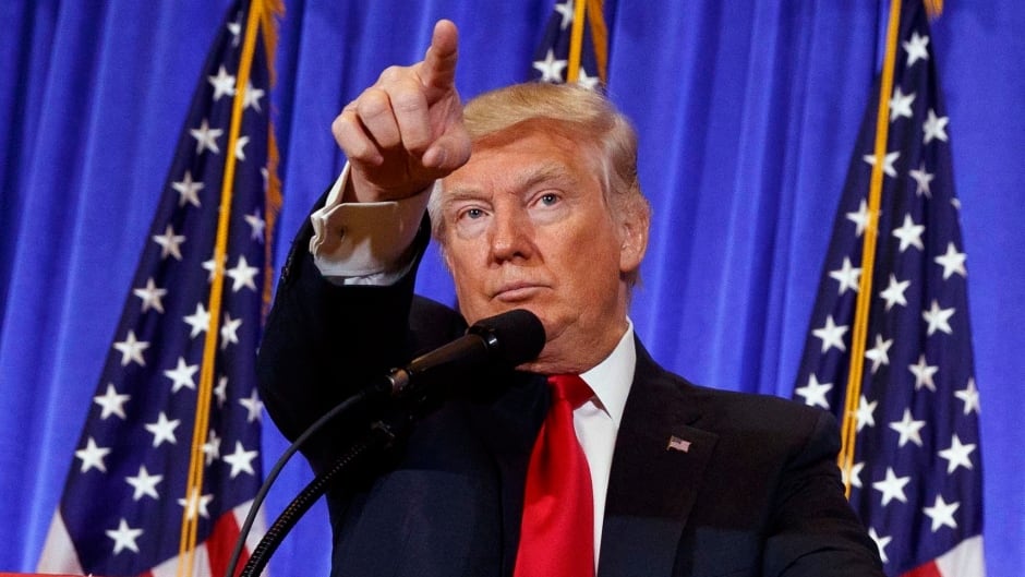 President Donald Trump held a press conference on his first full day of office in which he criticized the media for its coverage of his inauguration.