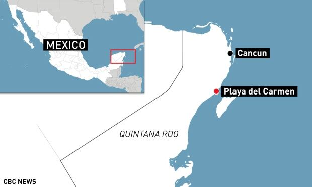 GFX MAP: Playa Del Carmen, Mexico