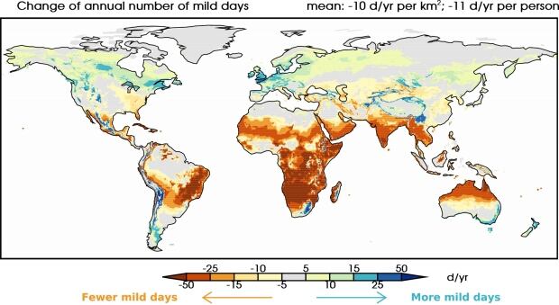 Fewer Mild Days