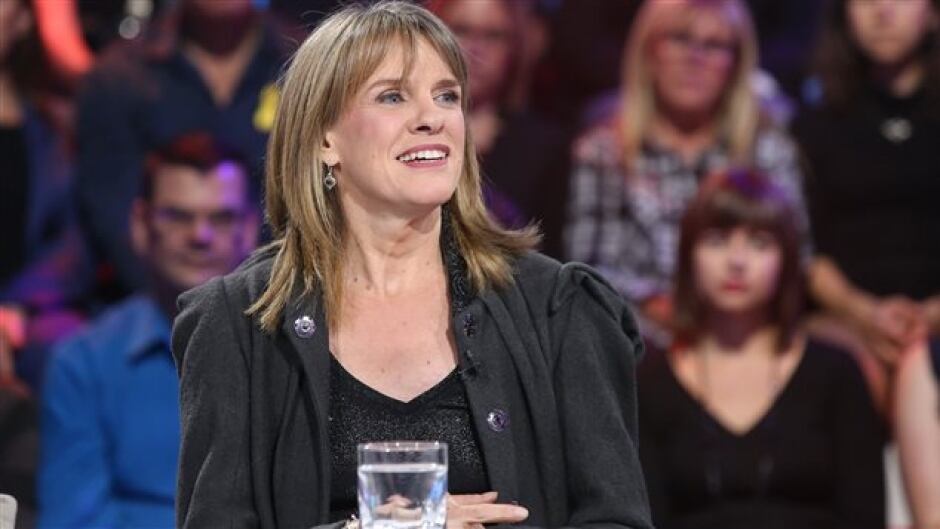 Quebec journalist Josée Blanchette on the hugely-popular Radio-Canada TV program Tout Le Monde en Parle on October 2, 2016.