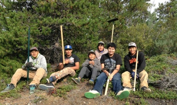 Mountain trail building