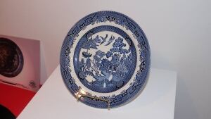 Franklin exhibit replica plate