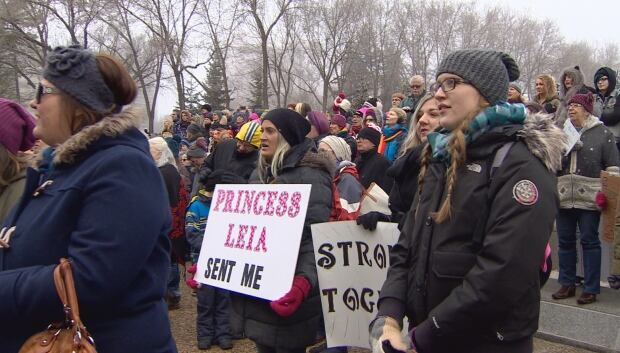 Women's March signs
