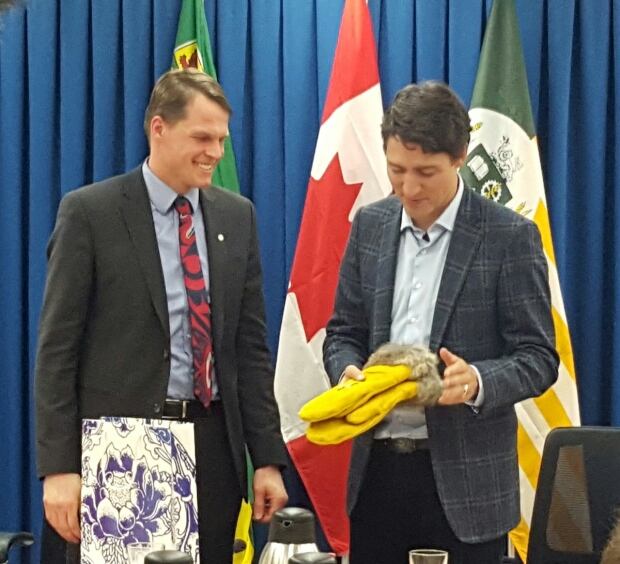 Charlie Clark and Justin Trudeau