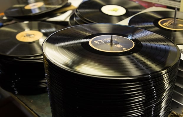 Vinyl records produced at Viryl in Toronto