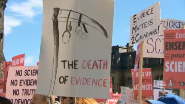 Scientists march against threat they face in post-fact age