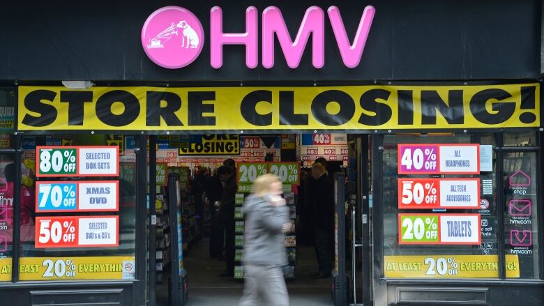 Struggling HMV Canada goes into receivership set to close stores