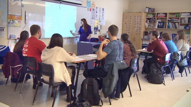 Nova Scotia teacher classroom
