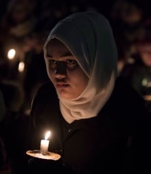 Quebec Shooting Vigils 20170130