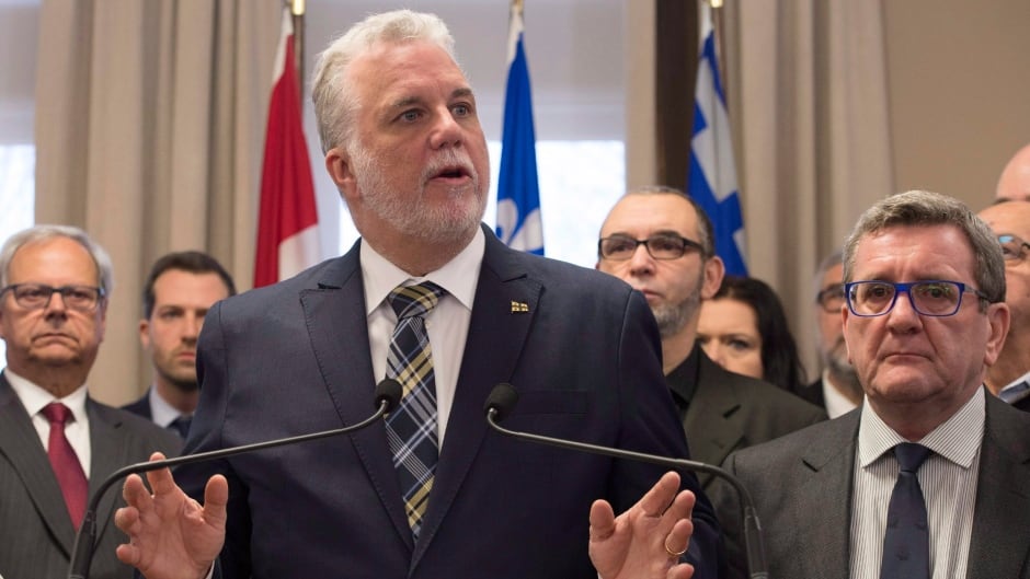 'Words can be knives slashing at people's conscience. And we have to be more cognizant of this,' says Quebec Premier Philippe Couillard.