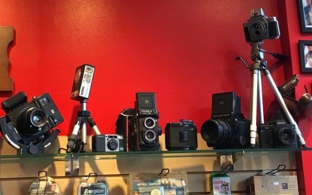Vintage film cameras