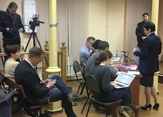 Break in court in Kirov, Russia