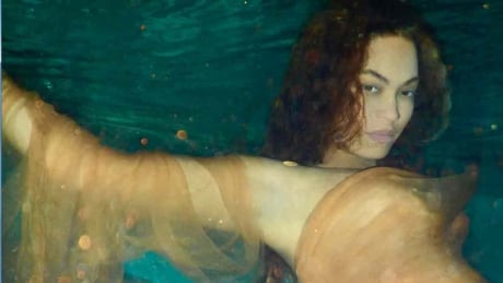 Pop superstar Beyoncé Knowles on Thursday released a slew of photos of herself posing pregnant and nude, a day after announcing she was expecting twins with her husband, rapper Jay Z. Beyoncé