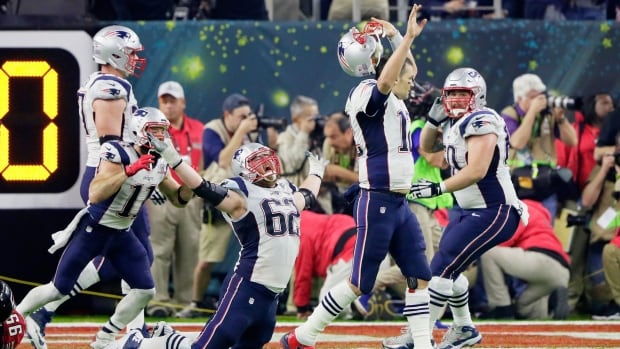 New England Patriots' Tom Brady reacts after defeating the Atlanta Falcons 34-38 in overtime during Super Bowl 51 at NRG Stadium. (Jamie Squire/Getty Images)