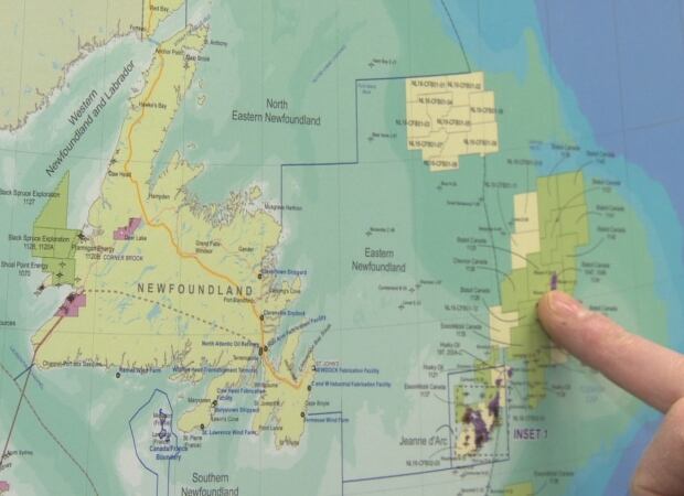 Location of the Bay du Nord discovery