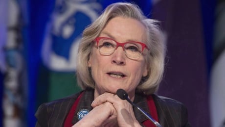 Indigenous and Northern Affairs Minister Carolyn Bennett responds to a question during a session at the AFN Special Chiefs assembly in Gatineau, Wednesday, Dec. 7, 2016. Bennett says the federal government wants to settle legal action around the so-called '60s Scoop - a period when indigenous children were removed from their homes and placed in care. 60s Scoop 20170201