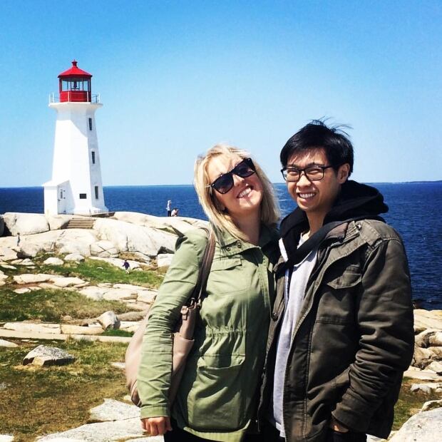 Phil and fiancee