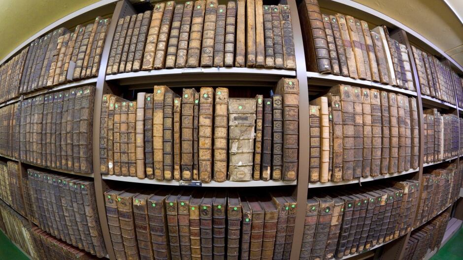 The old books collection area with several rare books is seen at the Municipal Library of Lyon in this 2010 file picture. About $3 million worth of rare books have been stolen from a warehouse in West London.
