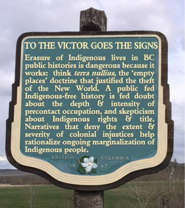 To the Victor goes the signs