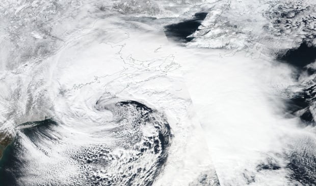 NASA Nova Scotia blizzard