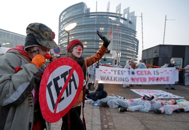 EU-CANADA/CETA-PROTEST