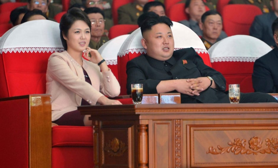Kim Jong Un and his wife Ri Sol Ju NORTH KOREA