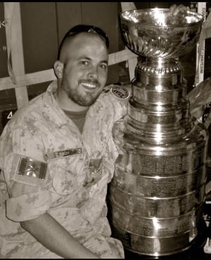 Scott with the Stanley Cup