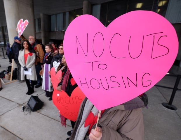 Toronto City Hall Protest 'No Cuts'