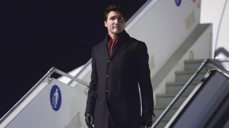 Canadian Prime Minister Justin Trudeau arrives in Strasbourg, France, early Thursday, February 16, 2017. THE CANADIAN PRESS/Adrian Wyld EU Europe Canada 20170215