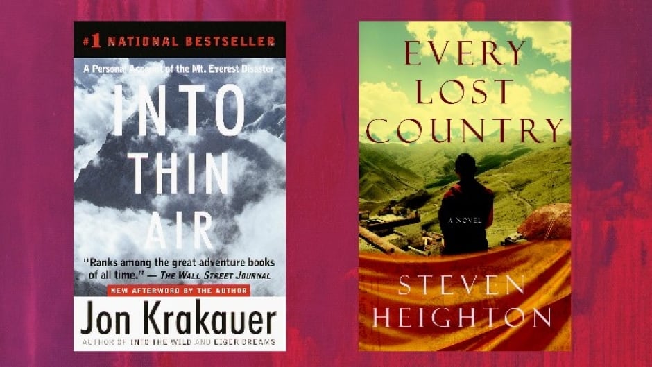 If you like adventure books, Into Thin Air by Jon Krakauer and Every Lost Country by Steven Heighton are both excellent choices.