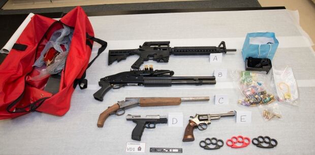 guns rifles handguns brass knuckles weapons seized feb 16 2017