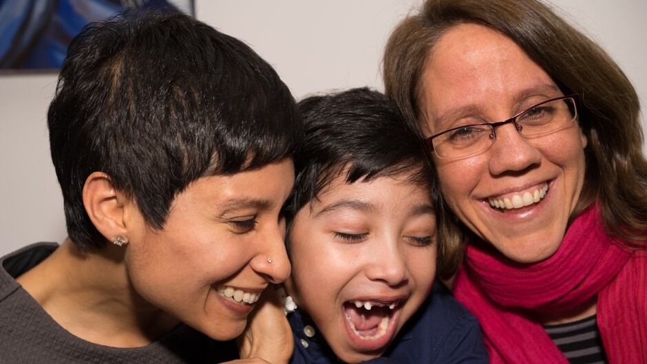 Natasha Bakht, left, and Lynda Collins are not lovers but are proud 'co-mommas' to Elaan, now 7, by changing how Canadian law defines family and legally becoming parents. The victory was a legal first in Ontario.