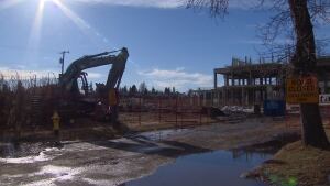 Backhoe west block