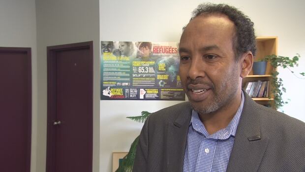 Abdi Ahmed, is an organizer in the Somali community in Winnipeg