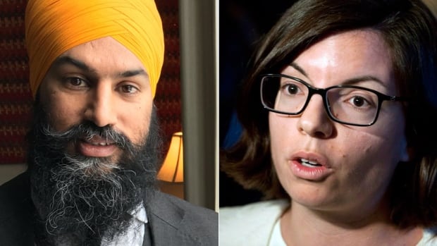 Jagmeet Singh and Niki Ashton