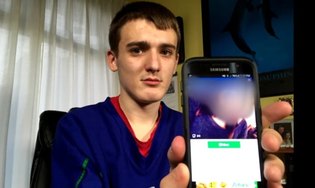 Jaxson with phone