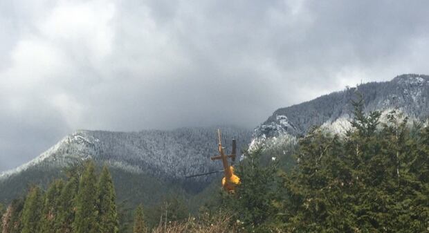 North Shore Rescue Cypress Avalanche Helicopter