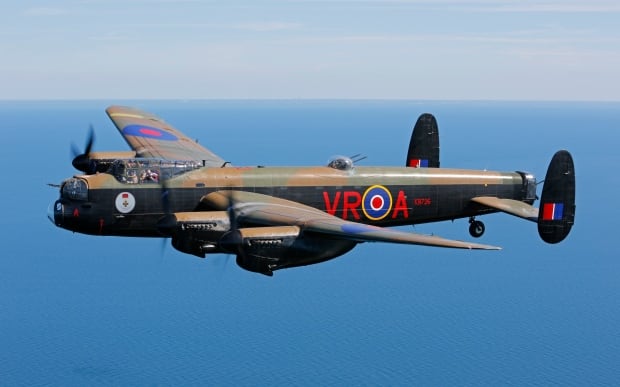 Canada's Lancaster bomber with VRA KB726 paint.