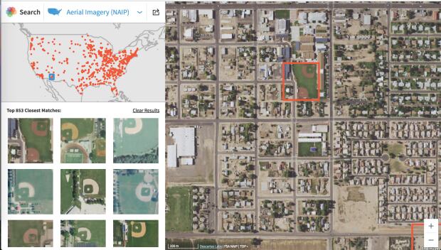 Descartes Labs GeoVisual search satellite imagery