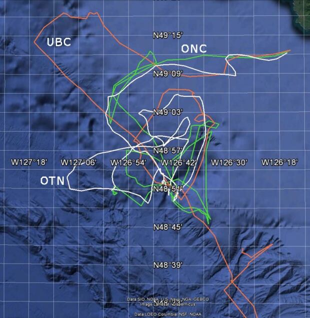 Glider tracks
