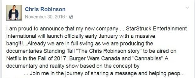 Chris Robinson Facebook 2