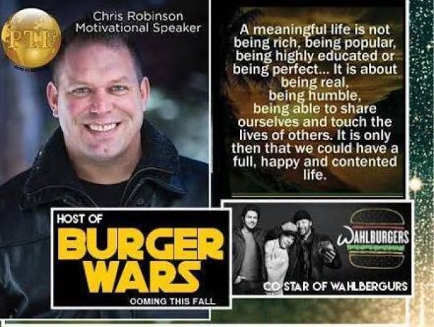 Chris Robinson Facebook Ad