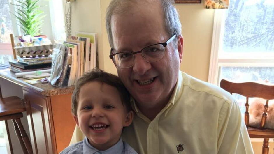 Russ Le Blanc with his grandson. Russ was nearly 50-years-old before he learned he’s had ADHD his whole life.