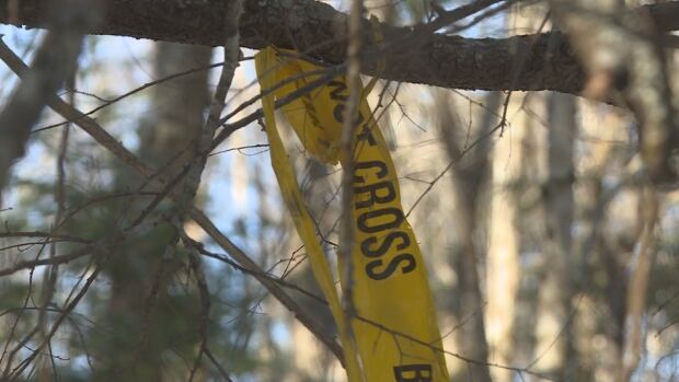 Baby Russell crime scene tape