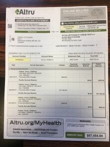 Verna Kittleson medical bill